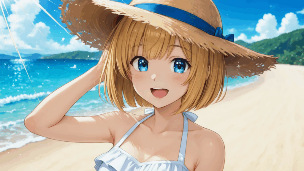 金髪ショートボブ美少女
